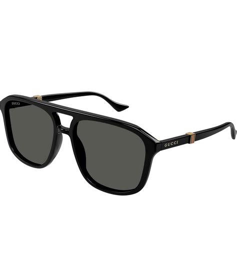 Gucci 57mm Aviator Sunglasses 